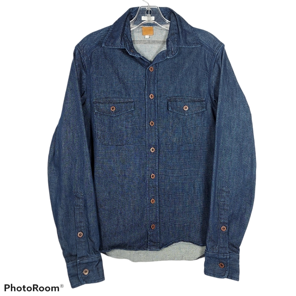 Blue Denim Taylor Stitch Button Down Shirt